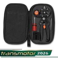 6PCS Black Garden Tree Grafting Knife Pruner Shear Snip Scissor Cutting Tool Kit