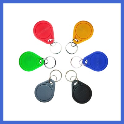 50PCS EM 4100/4102 Keychains 125Khz RFID Proximity ID Card Token Tags Key Fobs