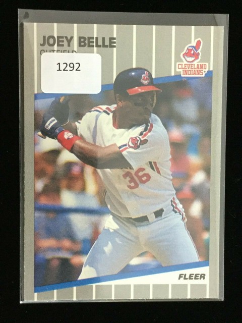 JOEY BELLE Indians 1989 FLEER UPDATE Baseball Card U 25 NM Rookie Card 