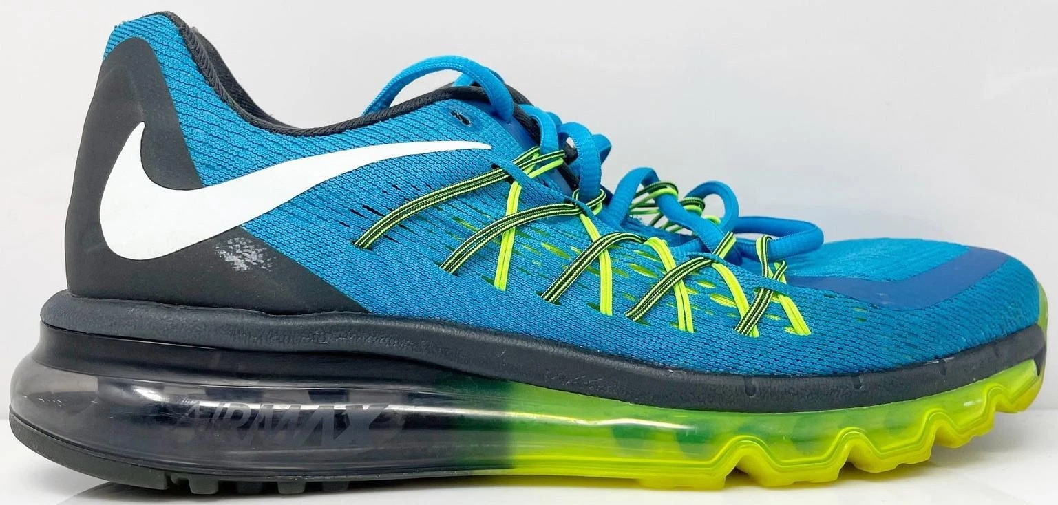 Nike gladiator 7inc フェデラー 2015 全仏モデル Nike Air Max 2015 Blue Lacquer Volt W for sale | eBay