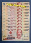2,000,000 VIETNAM Currency DONG 10 X 200000 VND Banknotes Vietnamese Money UNC