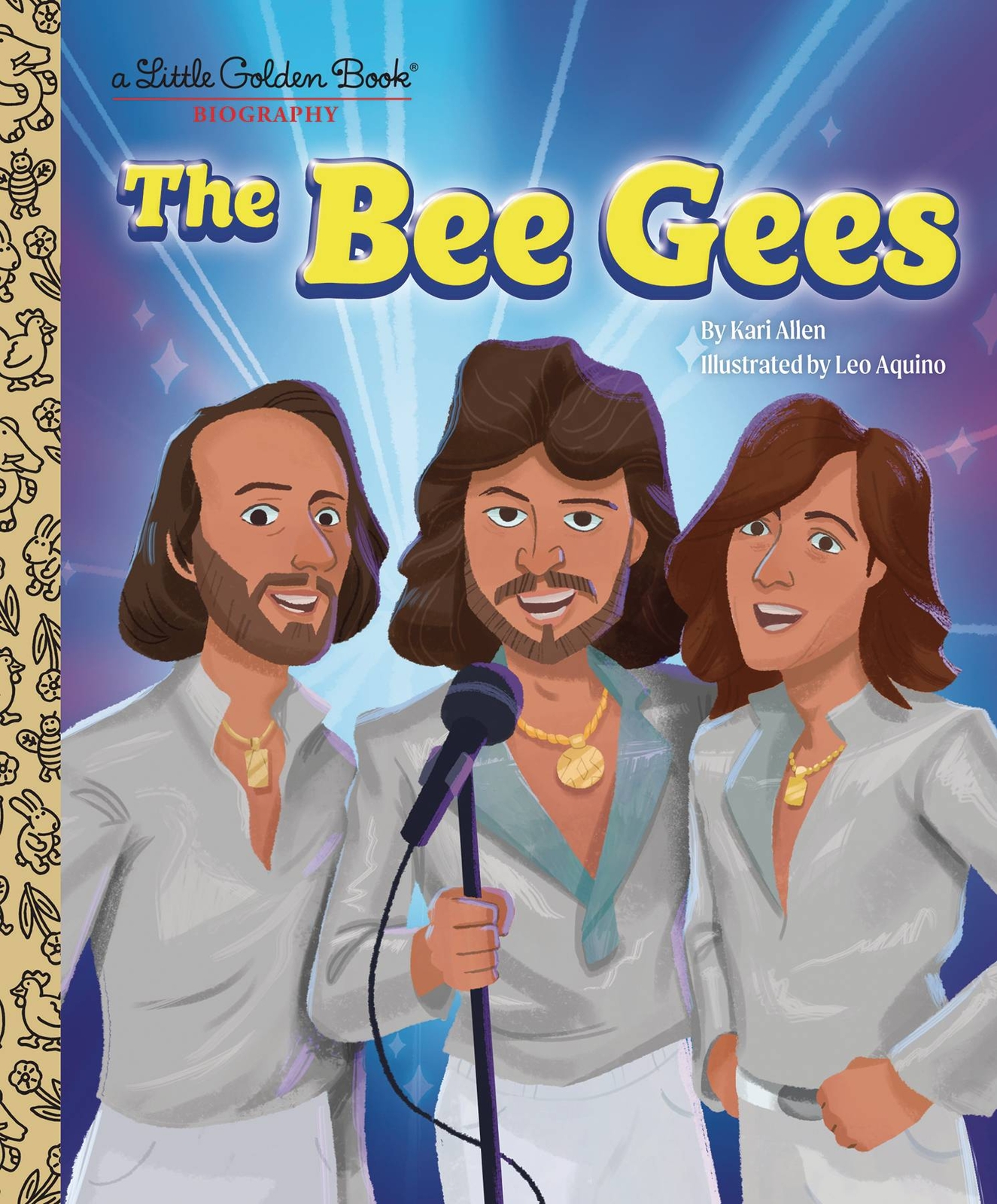 BEE GEES A LITTLE GOLDEN BOOK BIOGRAPHY HARDCOVER (24 Pages) New Hardback