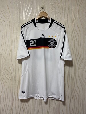 GERMANY 2008 2009 HOME FOOTBALL SHIRT SOCCER JERSEY ADIDAS 613200