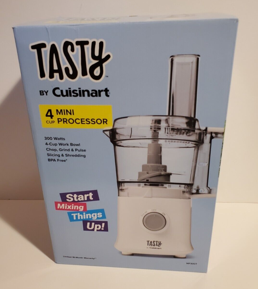 CUISINART TASTY 4 CUP MINI FOOD PROCESSOR KITCHEN APPLIANCE MP300T