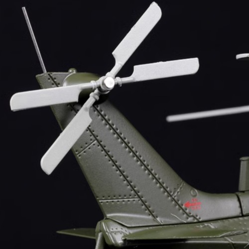 1/48 Scale Diecast Alloy Chinese Z10 Attack Helicopter Military Simulation Model - Picture 23 of 24