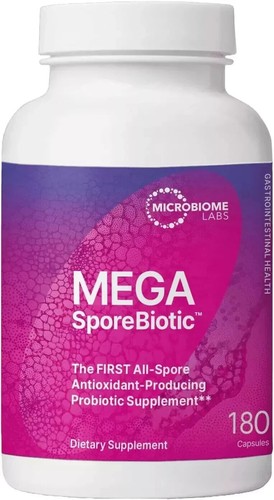 MegaSporeBiotic Microbiome Labs (180 Kapseln) - Probiotikum Ablaufdatum 26