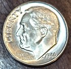 1946 P Gem Bu Roosevelt Dime - 1st year - Actual Coin - 90% Silver (209)