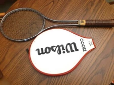 Wilson T2000 tennis racket with cover vintage