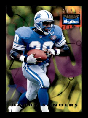 1995 SkyBox Premium #146 Barry Sanders    Detroit Lions   Football