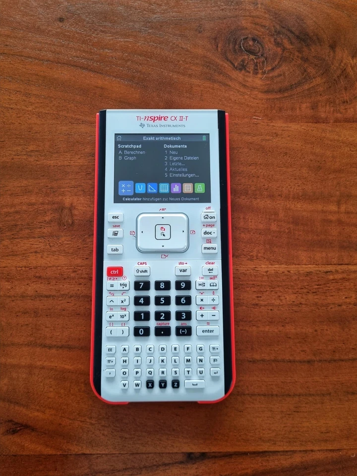 TI-nspire CX II-T Taschenrechner Texas Instruments ✅Händler - Bild 4 von 4