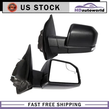 Power Heated Turn Signal light Towing Side Mirrors For 2015-2020 Ford F-150