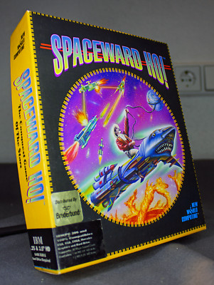 Spaceward Ho! von Broderbund für IBM PC MS-DOS 5,25'' Disk Big-Box Strategie 1992