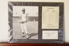 John ‘BLUE MOON’ ODOM OAKLAND Athletics Cut Signature Display