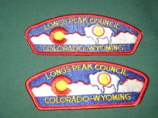 Longs Peak Council, lot of 2 csp's   PCJ
