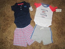 Boys Carter's NWT short sets size 6 months
