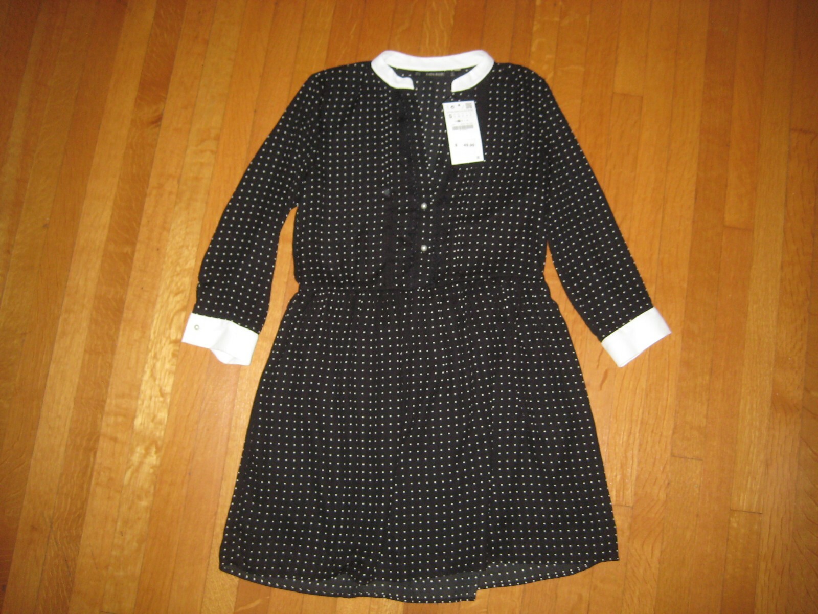 jacquard patches dress by zara