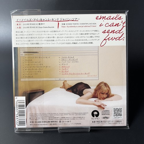 Sabrina Carpenter Emails I Can't Send Forward Japan Limited Edition CD Photobook - Picture 5 of 7