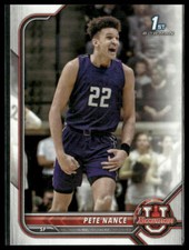 2021-22 Bowman University #34 Pete Nance