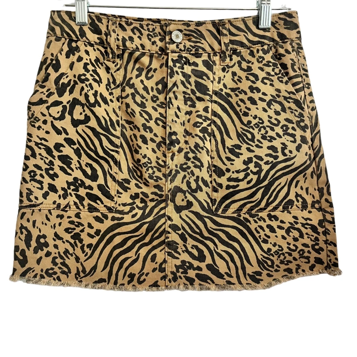 Cheetah print top skirt forever 21