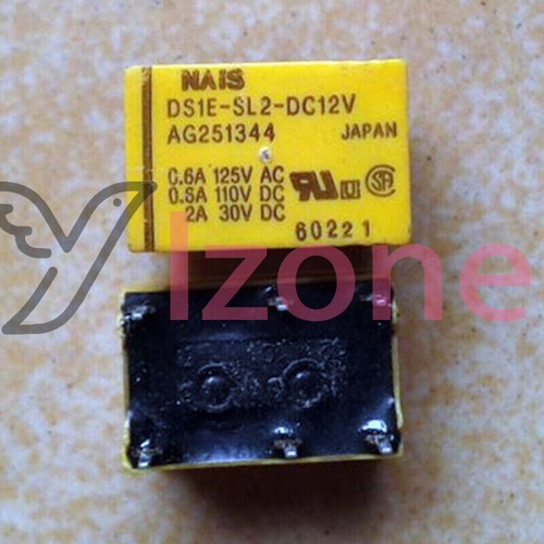 Relais DS2E-SL2-DC12V - 1 Pièce - Format DIP-10 - Pour Applications électriques Et Automatismes - Neuf D'origine