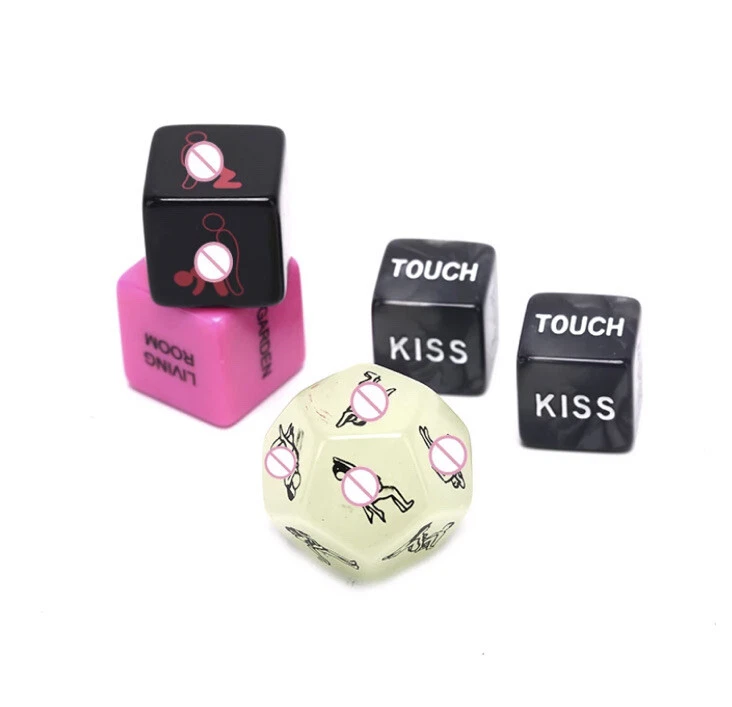 5 X Adult Love Dice Glow Sex Dice Position Dice Love Game Toy Couple Foreplay - Image 3 of 4