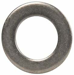 100 Pack Stainless Steel Flat Washers 0.453