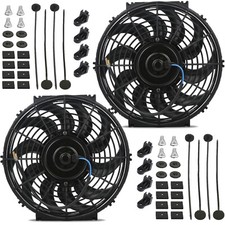 Dual 12-13 Inch 12volt 90 Watt Push Pull Electric Automotive Radiator Cooler Fan Dual 12-13 Inch 12volt 90 Watt Push Pull Electric Automotive Radiator Cooler Fan