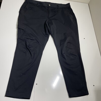 ADIDAS Adicross Golf Pants Mens Black Active Stretch 38/30