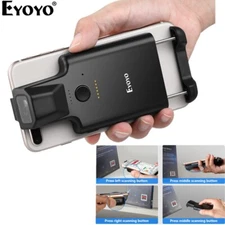 Eyoyo 2D QR Bluetooth Barcode Scanner Bar Code Reader Back Clip Cover Scanner