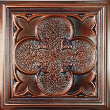 PAINTSDECOR PL35 Burn copper color 10tile/lot PL35 Tin ceiling Waterproof