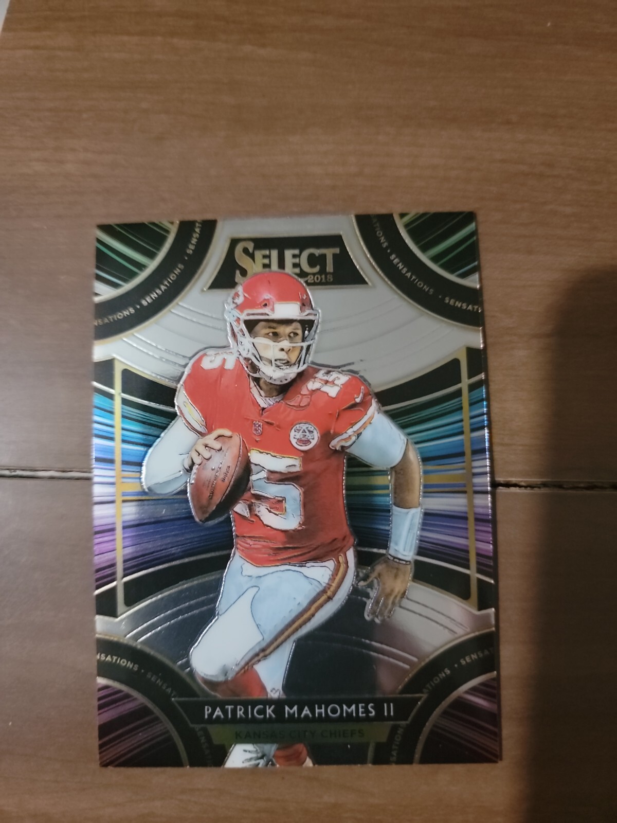 2018 Panini Select Sensations #SE-3 Patrick Mahomes