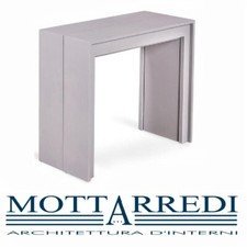 TAVOLO CONSOLLE ALLUNGABILE IN MDF LACCATO STONES PINOCCHIO - Chiama x sconto