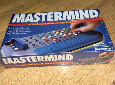 1996 New / Sealed MASTERMIND - The Challenging Game Logic Deduction PRESSMAN