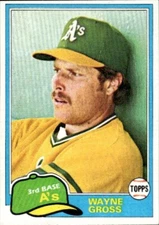 1981 Topps #86 Wayne Gross Oakland Athletics Baseball
