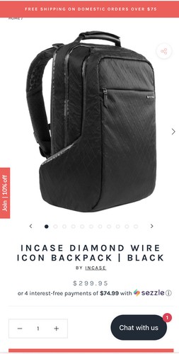 Incase ICON Pack Diamond Wire limited 新品-