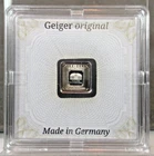 Geiger Edelmetalle Original ~ 1 Gram Silver Square ~ In Capsule ~ Light Toning