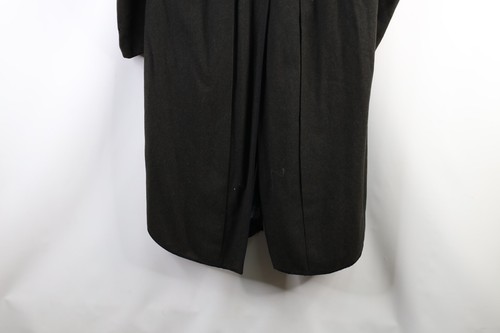 Vtg 40s 50s Bespoke Mens 38R Distressed Wool Satin Trim Tuxedo Coattails Jacket - Picture 18 of 18