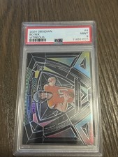 2024 Panini Obsidian Vitreous Bo Nix #4 Rookie PSA 9 Broncos NFL