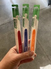 GUM End Tuft Toothbrush 308 Extra Small Head Pack of 3 Sunstar