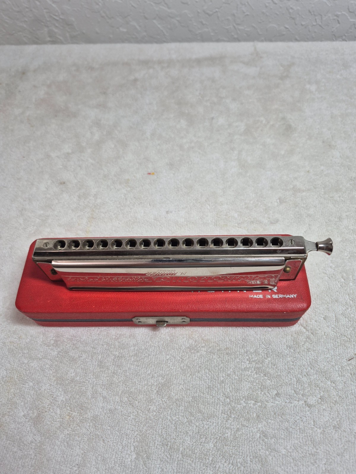 Vintage Hohner 64 Chromonica Professional Model 4 Chromatic Octaves Harmonica C 