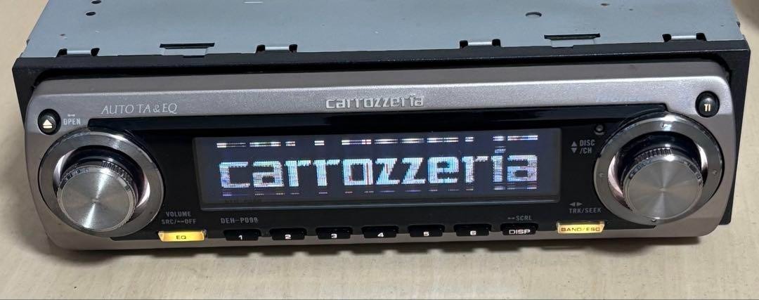 パイオニア カロッツェリア carrozzeria DEH-P099 Carrozzeria Pioneer DEH-P099 1Din Car Audio CD Player Black