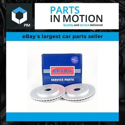 2x Brake Discs Pair Vented fits MG MGF RD 1.8 Front 01 to 02 18K4K 304mm Set B&B