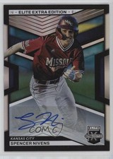 2023 Panini Elite Extra Edition Signatures Spencer Nivens #54 Auto 15wb