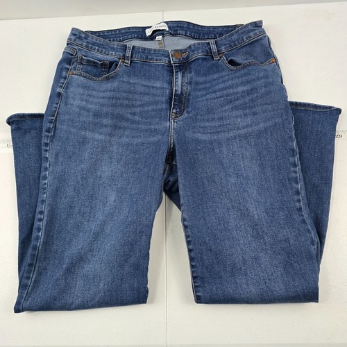 Lane Bryant Flex Magic Signature Mid-Rise Boot Cut Jeans 18 Blue Denim 5821