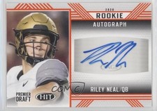 2020 Sage Hit Rookie Orange Riley Neal #A29 Auto 0w8