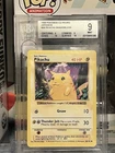 1999 Pokemon CD Promo Pikachu Shadowless Base Set 58/102 CGC 9 Mint Japanese