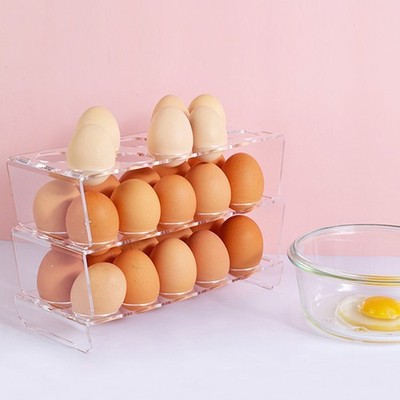 6/10 Löcher Ei Aufbewahrung Behälter Kühlschrank Halter Display Organizer _wo