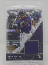 2026 Topps Ryan Ritter RC Major League Material Jersey Relic #MLM-RR Rockies