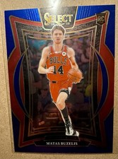 MATAS BUZELIS ROOKIE CARD BLUE CONCOURSE 2024-25 Panini Select #70 RC