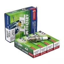 Image of New Set of 4 Genuine Denso Iridium TT Spark Plugs IK16TT / 4701